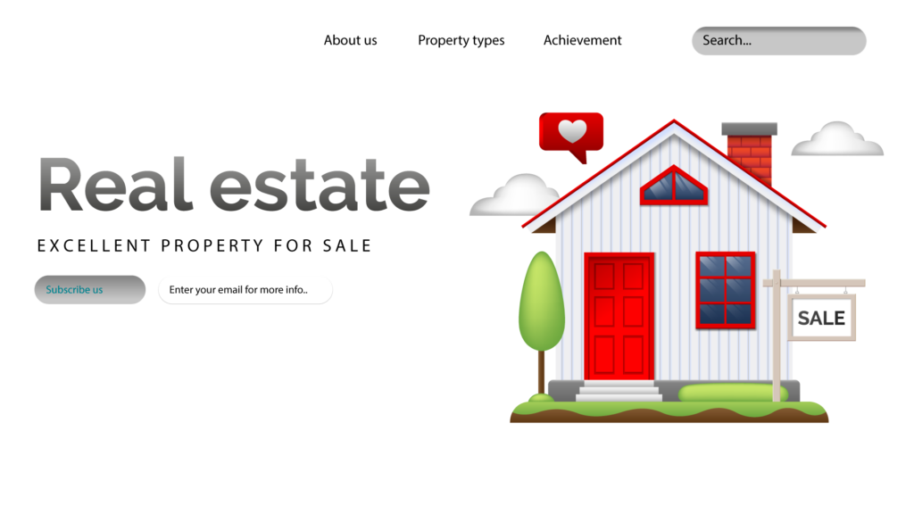 real estate website design